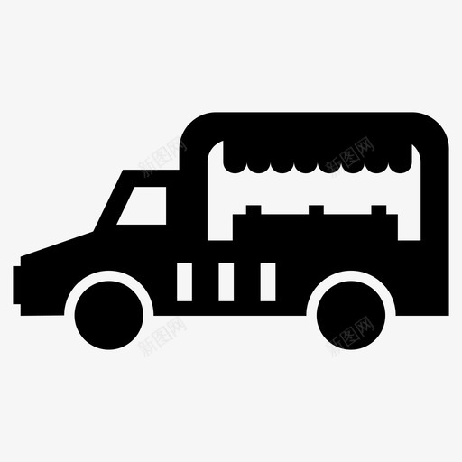 食品车商业街道svg_新图网 https://ixintu.com 食品 车商 商业 商业街 街道 运输