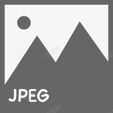JPEG图片文件格式图标