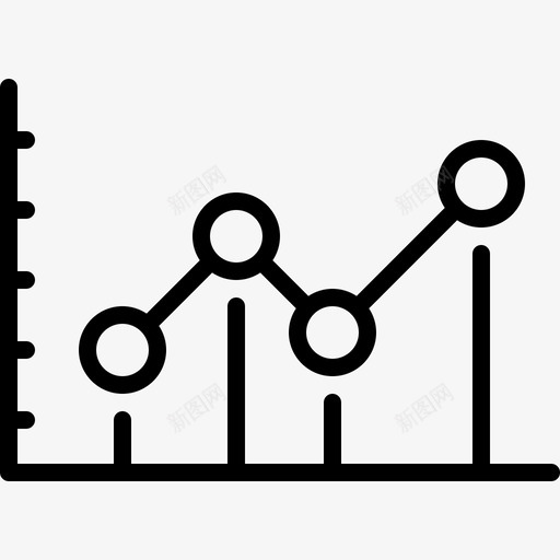 折线图业务图表svg_新图网 https://ixintu.com 折线 线图 业务 图表 演示 信息 图元 元素