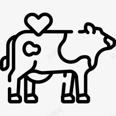 奶牛动物福利6直系图标
