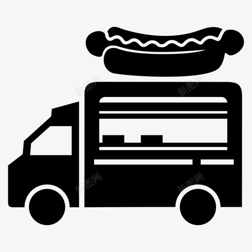 食品车商业街道svg_新图网 https://ixintu.com 食品 车商 商业 商业街 街道 运输