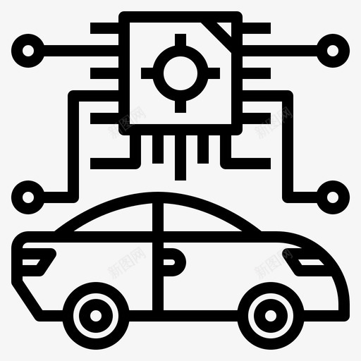 人工智能赛车1线性svg_新图网 https://ixintu.com 人工智能 赛车 线性