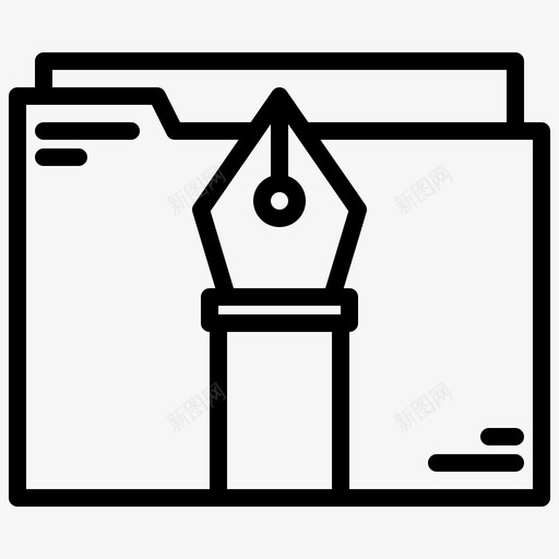 文件夹designtools31线性svg_新图网 https://ixintu.com 文件夹 线性