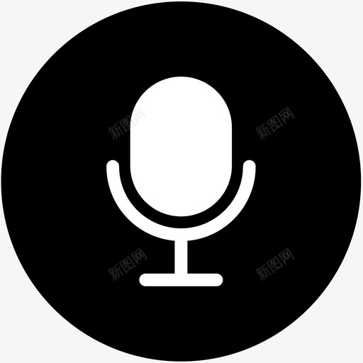 voice录音svg_新图网 https://ixintu.com 录音