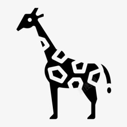 长颈鹿长颈鹿动物43雕文高清图片