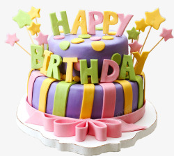 生日礼物艺术字生日快乐艺术字中英文生日礼物帽子蛋糕PSD设计高清图片