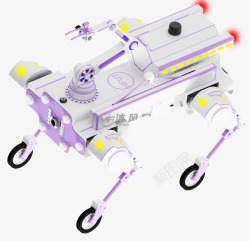 风网仿生轮足式四足机器人机器人模型图纸沐风网高清图片