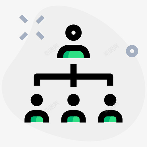 层次结构业务项目5圆形形状svg_新图网 https://ixintu.com 层次 结构 业务 项目 圆形 形状