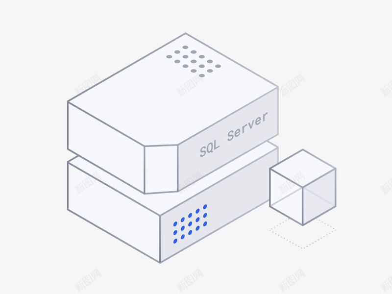 云数据库RDSforSQLServer百度智能云png免抠素材_新图网 https://ixintu.com 数据库 百度 智能