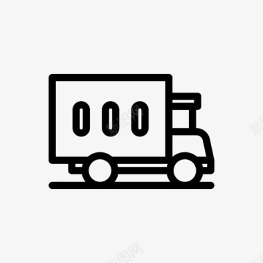 移动式卡车批量生产31直线式图标