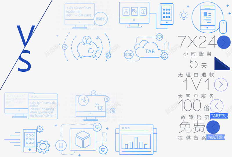 移动开发工具TAB腾讯云png免抠素材_新图网 https://ixintu.com 移动 开发工具 腾讯