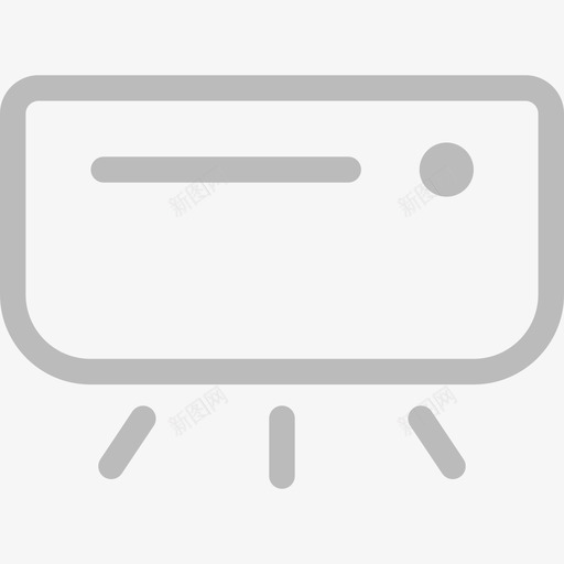 空调svg_新图网 https://ixintu.com 空调 线性 单色