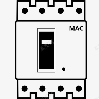 列头柜交流断路器图标
