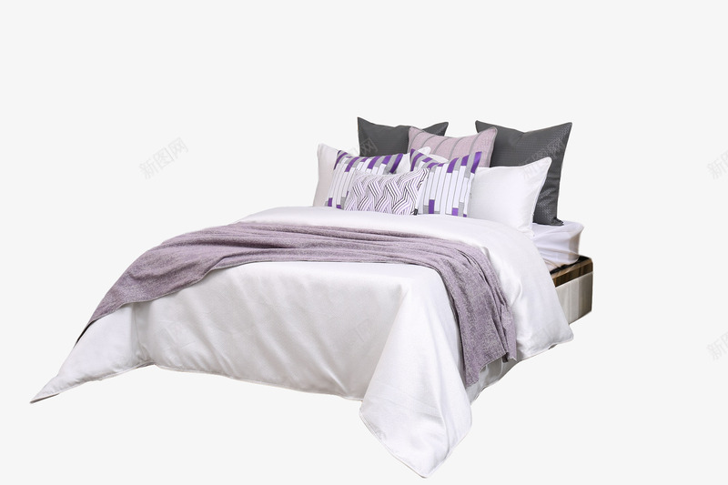 现代轻奢样板房间粉紫色床上用品低调奢华软装床品多件png免抠素材_新图网 https://ixintu.com 现代 轻奢 样板 样板房 房间 紫色 床上用品 低调 奢华 软装 床品