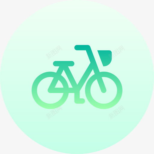 自行车夏季167圆形svg_新图网 https://ixintu.com 自行车 夏季 圆形