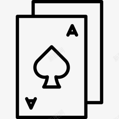 扑克游戏25号街机直线型图标