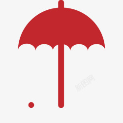 可爱的ui图标雨伞高清图片