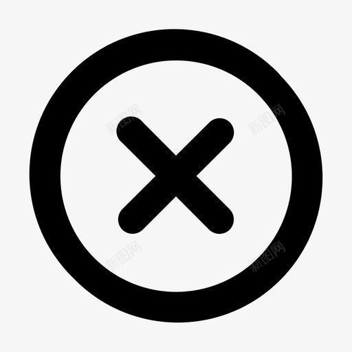 单据取消svg_新图网 https://ixintu.com 单据 取消 主页 图标 转曲