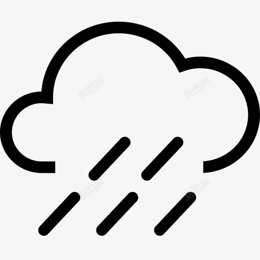 10暴雨2svg_新图网 https://ixintu.com 暴雨