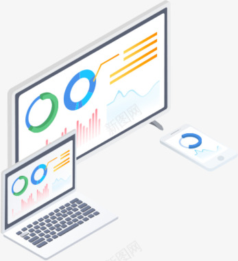 DataAnalytics一站式业务数据可视化分析图标