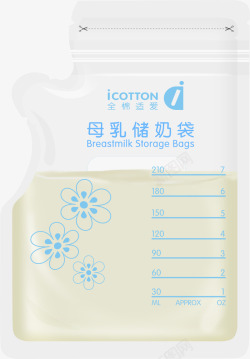 210ml储奶袋素材