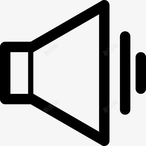 公告小喇叭svg_新图网 https://ixintu.com 公告 小喇叭