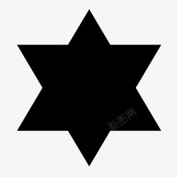 所罗门标志所罗门印章形状几何高清图片