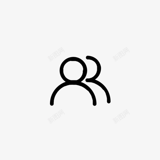 SenseFace33同行人svg_新图网 https://ixintu.com 同行 行人
