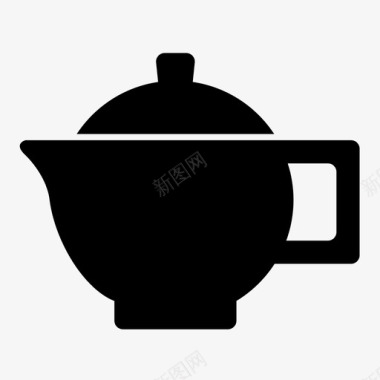 茶壶饮料热水图标