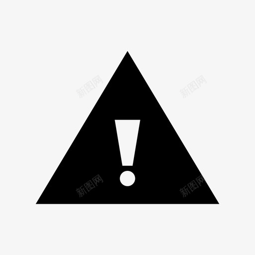通知警告符号svg_新图网 https://ixintu.com 标志 符号 安全 警示 通知 警告 预防措施 危险 小心