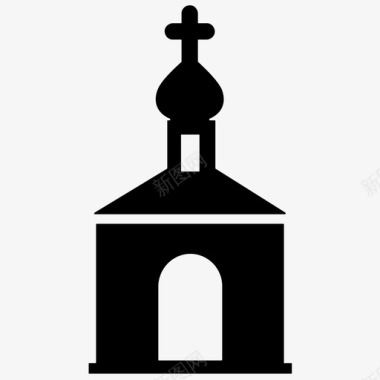 教堂宗教建筑宗教机构图标
