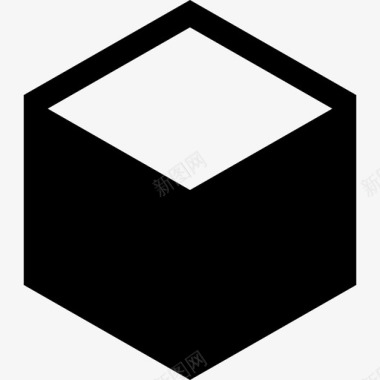 立方体盒子容器图标