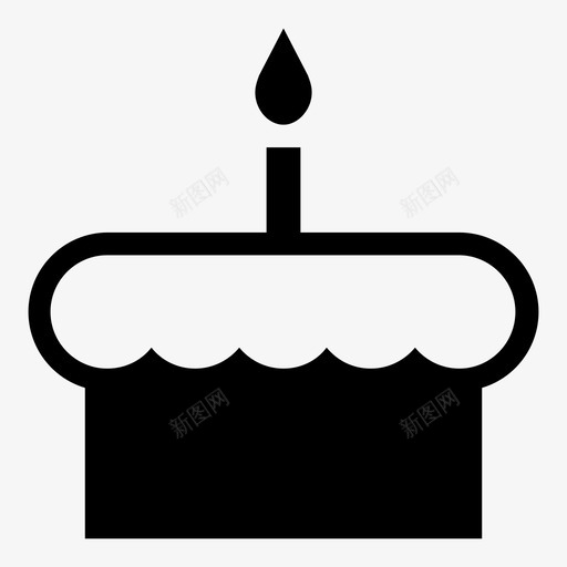 生日蛋糕派对糕点svg_新图网 https://ixintu.com 生日蛋糕 甜点 款待 婚礼 派对 糕点 糖果 蛋糕 糖霜