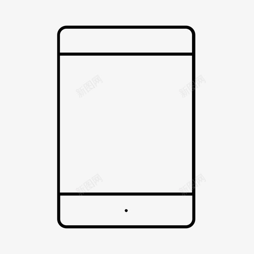 ipadoffice有机svg_新图网 https://ixintu.com 细线 圆形 有机 圆角 光滑 工作室 材料 基本 用户界面