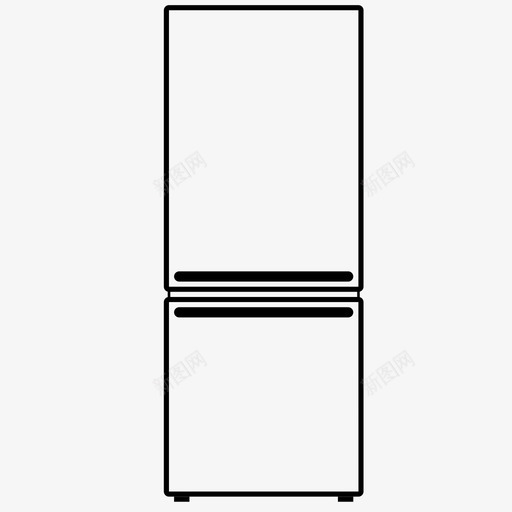 冰箱厨房冰svg_新图网 https://ixintu.com 冰箱 冷饮 厨房 冰柜 食品饮料 电器 家居