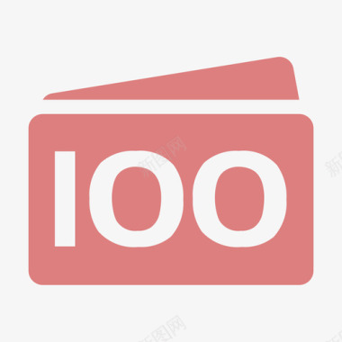 icon现金100元图标