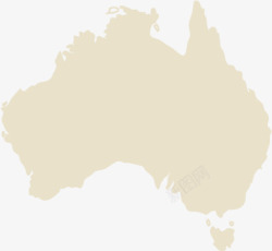 澳洲地图素材