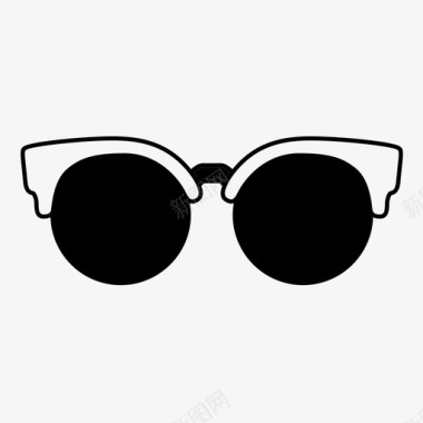 太阳镜有色眼镜太阳眼镜图标
