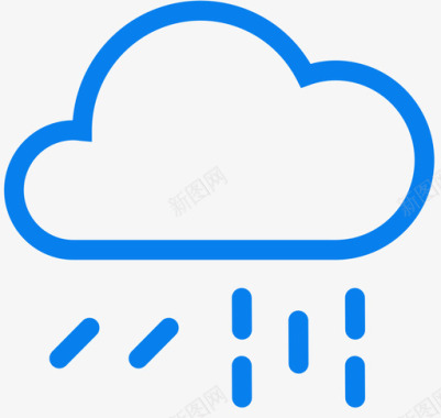 中雨转大雨图标
