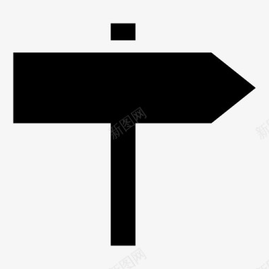 标志垂直标志交通信号图标