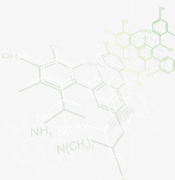 化学分子5素材