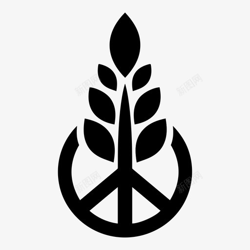 生态自然和平svg_新图网 https://ixintu.com 自然 和平 素食者 生态 标志 植物 可持续性 素食 素食主义 主义者 本地
