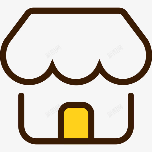 店铺装修iconsvg_新图网 https://ixintu.com 店铺 装修