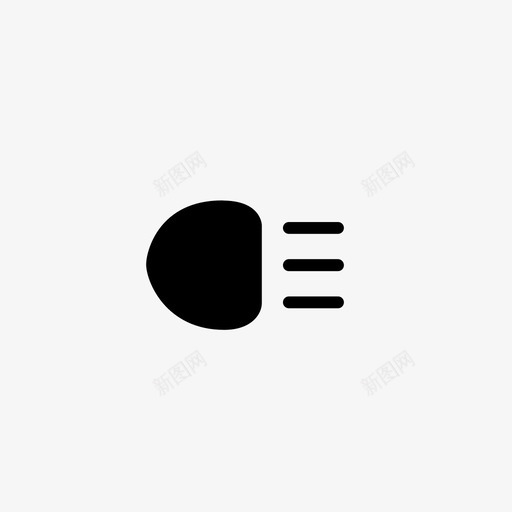 前照灯明亮汽车svg_新图网 https://ixintu.com 汽车 照灯 明亮 前灯 发光 自动 驾驶