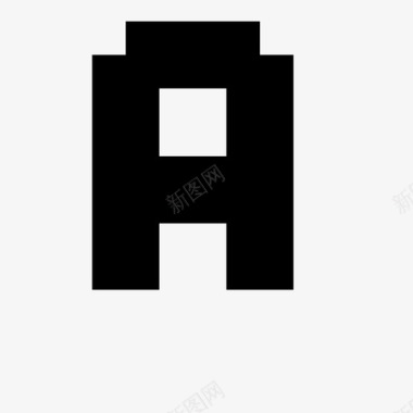 a像素字母表6x高图标