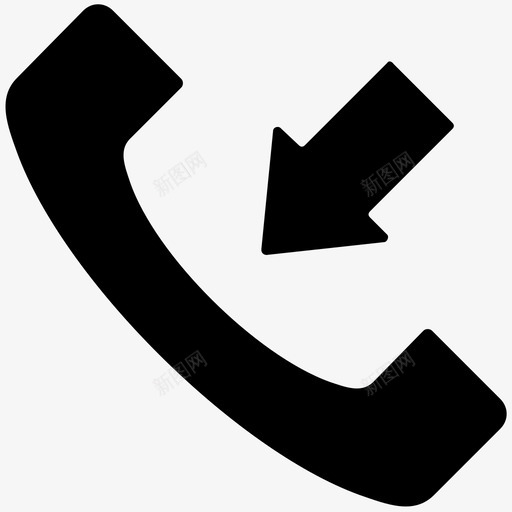 来电接听电话电话接受器svg_新图网 https://ixintu.com 来电 电话 接听 通话 记录 接受 呼叫 历史