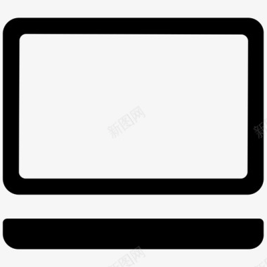 笔记本电脑屏幕便携式电脑图标