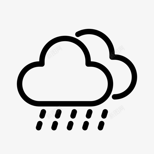 大暴雨特大暴雨svg_新图网 https://ixintu.com 大暴雨 特大