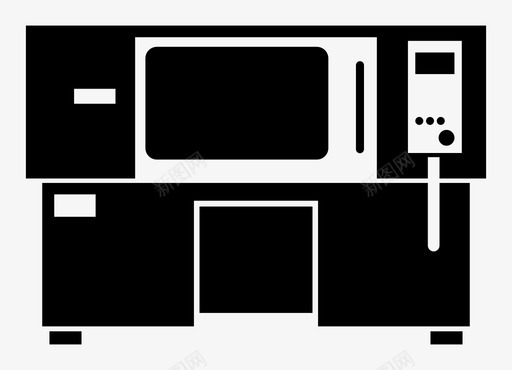 数控加工中心机械svg_新图网 https://ixintu.com 加工中心 工业 工业设备 建筑 数控 数控面板 机械 机械工业