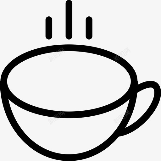 热杯茶杯马克杯svg_新图网 https://ixintu.com 咖啡杯 热杯 茶杯 马克 热茶 热饮 咖啡